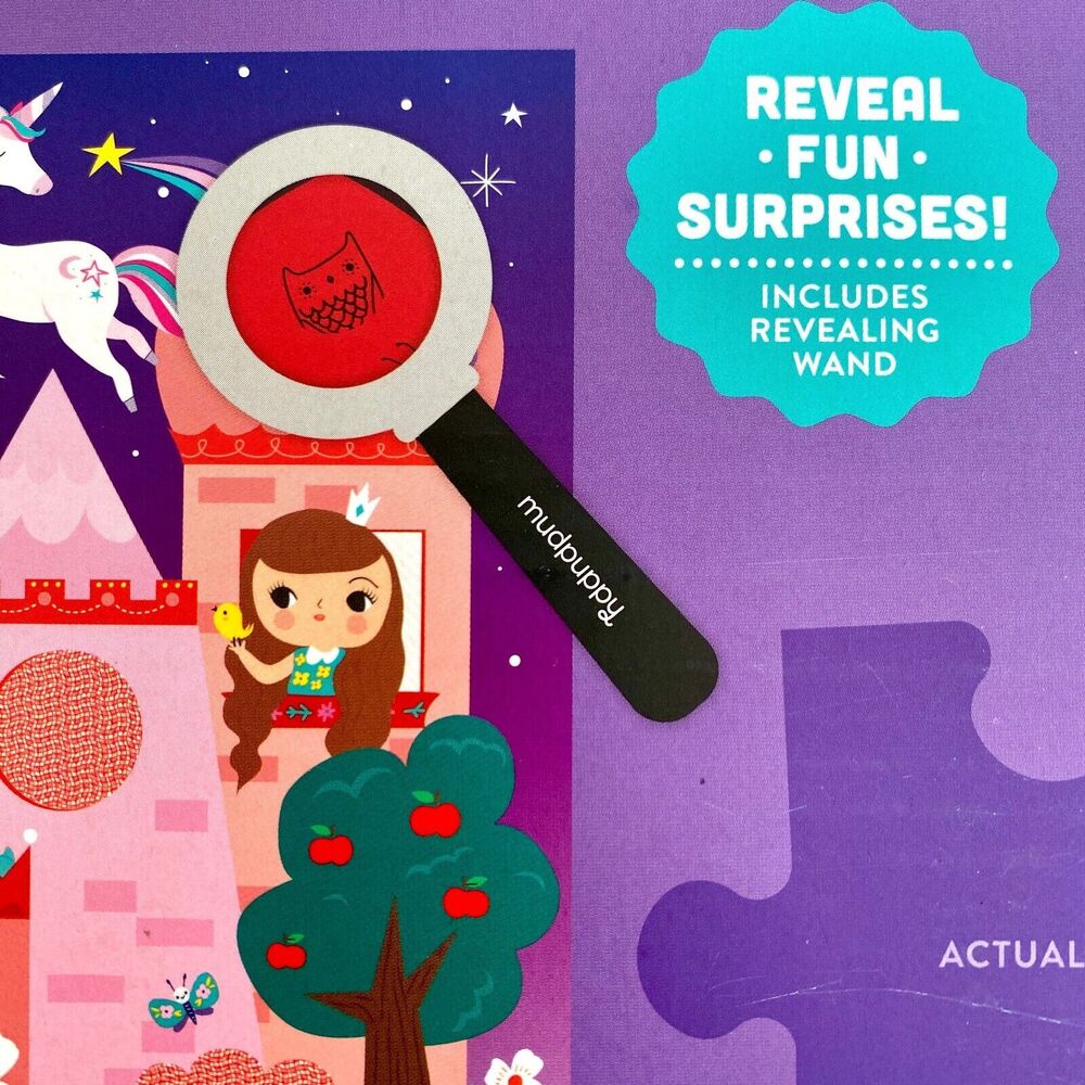 MUDPUPPY Unicorn Princess Jigsaw Puzzle Castle Secret Pictures Surprise - Picture 4 of 11